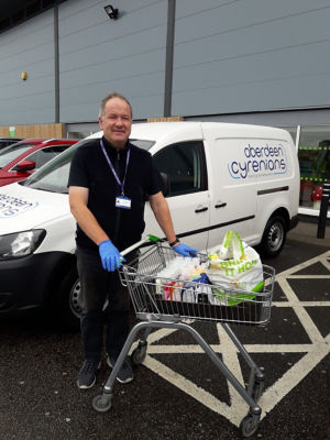 Aberdeen Cyrenians donation | Asda Dyce