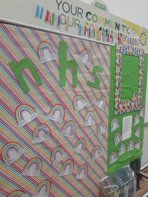 NHS 72nd birthday wall | Asda Harpurhey