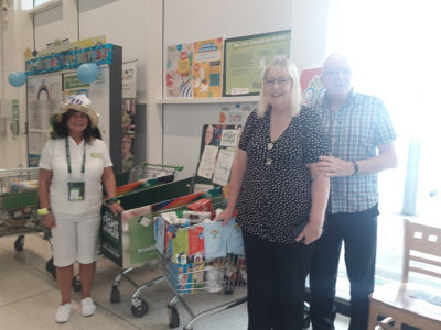 Moses Project donation | Asda Stockton