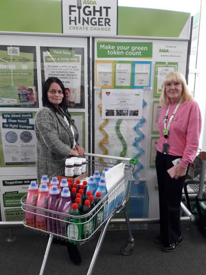 Donation to families | Asda Leigh