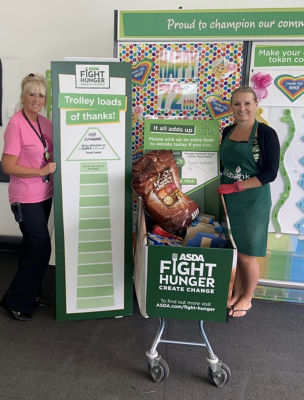Asda Sittingbourne Lanches “Fight Hunger Create Change” Food Drive | Asda Sittingbourne