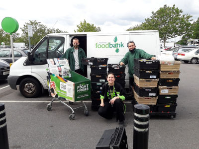 Hackney Food bank donation | Asda Leyton Mills