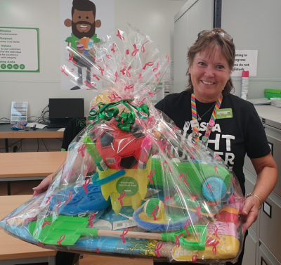 Beach themed prize | Asda Newport Isle of Wight