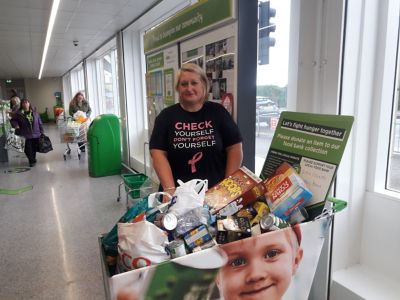 Donation to food bank | Asda Sedgley