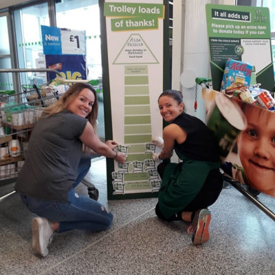 Donation to Burnage Foodbank | Asda Reddish