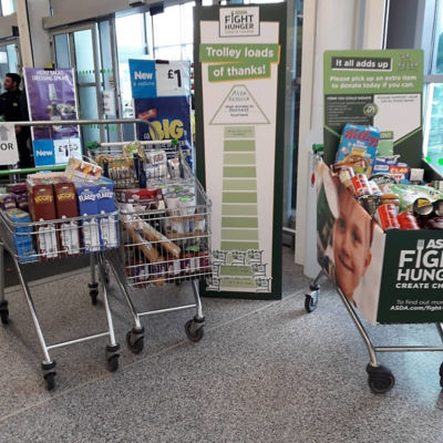 Donation to Burnage Foodbank | Asda Reddish