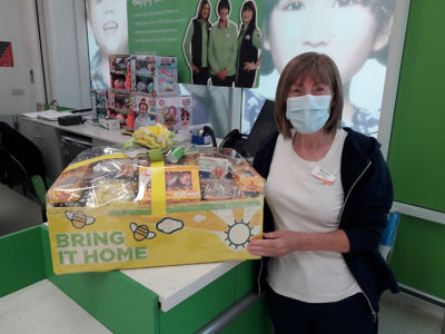 Donation to David Walker Gardens Care home | Asda Toryglen