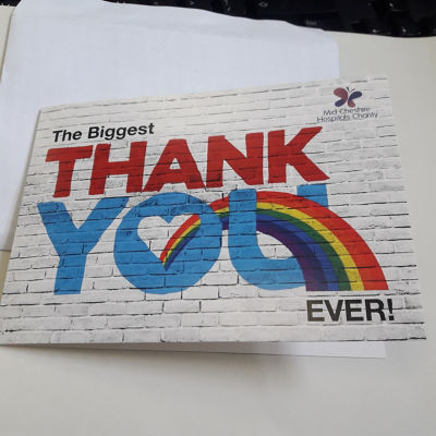Thank you card  | Asda Crewe