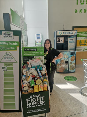 B30 Foodbank donation | Asda Barnes Hill