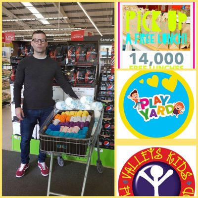 Play Yard and Valleys Kids donation | Asda Tonypandy