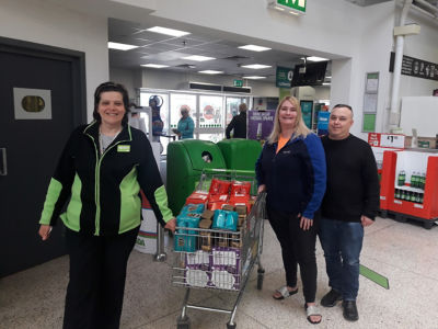 Donation to Abram Ward Community Cooperative | Asda Golborne