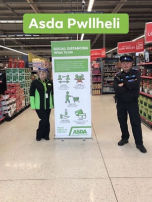 Support from the police | Asda Pwllheli