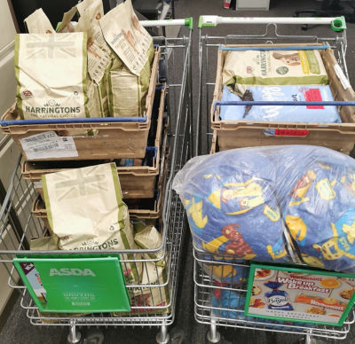 2 trolleys for Raystede | Asda Eastbourne