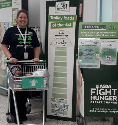 Fight Hunger Create Change donation  | Asda Bromborough