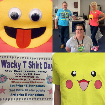 Wacky T-shirt day | Asda Sittingbourne