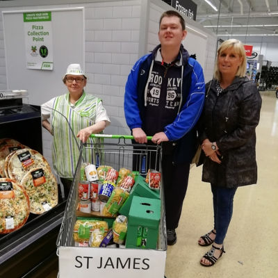 Accrington Asda helps St James' Foodbank | Asda Accrington
