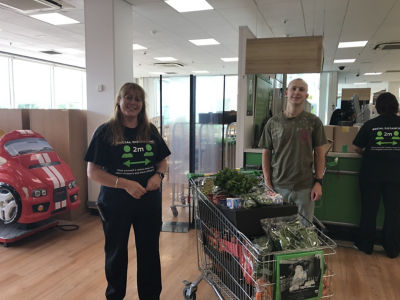 Donation to Food For Wales | Asda Cardiff Bay