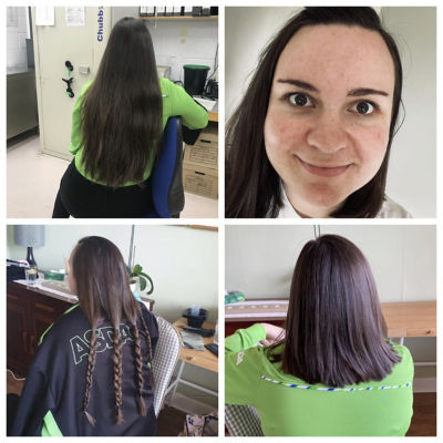 Asda Ayr colleague Hannah has donated locks to Little Princess Trust | Asda Ayr