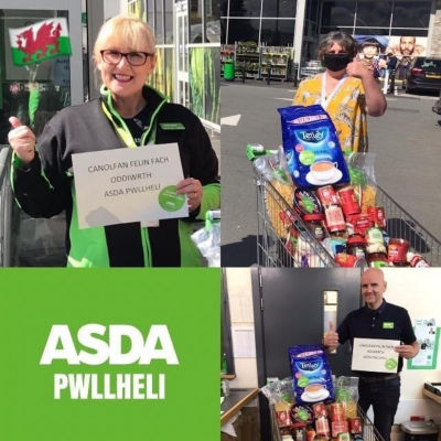 Donation to  | Asda Pwllheli