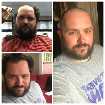 Home shopping driver Dean raises £400 for Macmillan with head shave | Asda Taunton