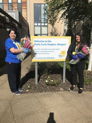 Flowers for Marie Curie Hospice | Asda Robroyston