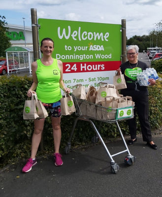 Goody bags all round for Donnington Community Hub | Asda Donnington Wood