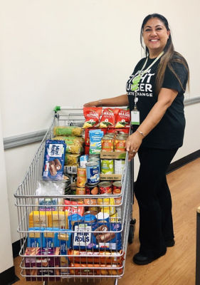 Food bank donation for Fight Hunger | Asda Leicester Abbey Lane