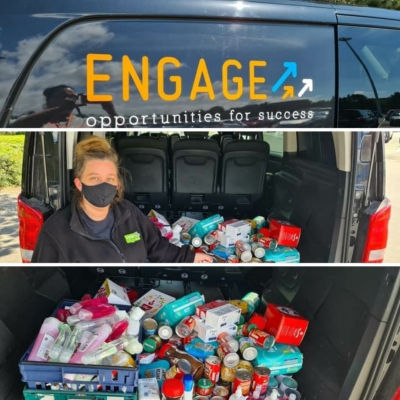 Food Bank Donation to Engage | Asda Blyth