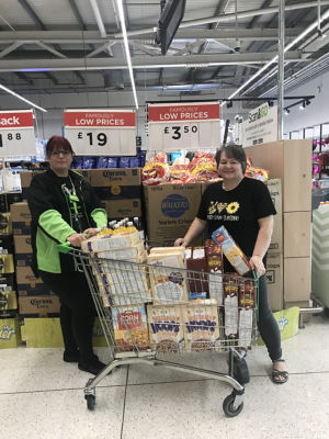 Donation to Pantside Community Food Bank | Asda Blackwood