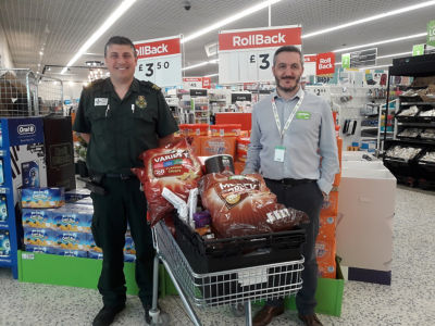Donation to ambulance station | Asda Newport