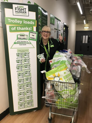 Fight Hunger Create Change thanks | Asda Pwllheli