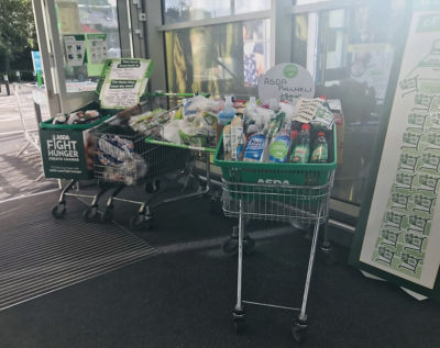Foodbank donation collections  | Asda Pwllheli