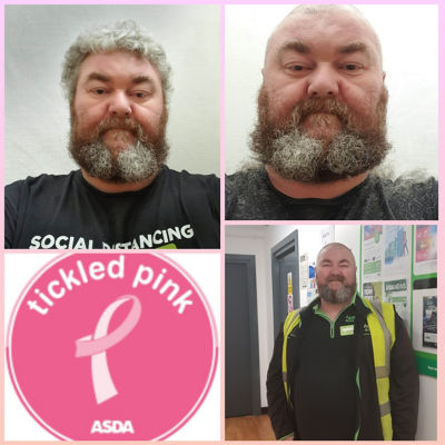 Ceri's head shave for Tickled Pink | Asda Tonypandy
