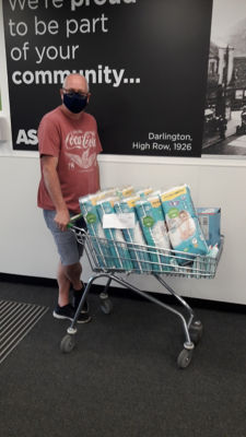 Another top up of nappies for the Kings Church Food bank. | Asda Darlington