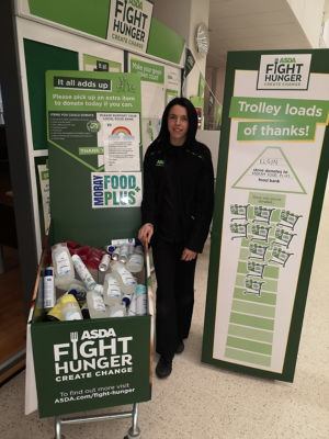 Moray food plus donation | Asda Elgin