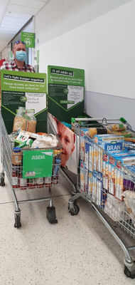 Donation to St Mary Greenhithe foodbank  | Asda Greenhithe