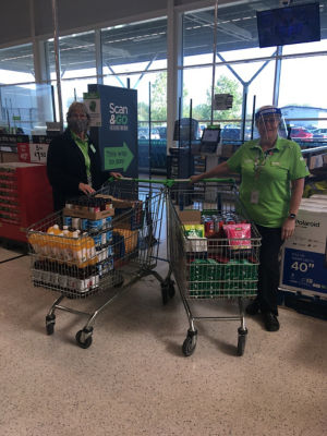 Donation to Melksham Foodbank | Asda Melksham