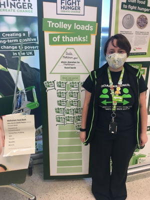 Donation to Melksham Foodbank | Asda Melksham
