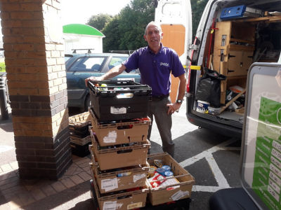 Collection for Newport Foodbank | Asda Newport