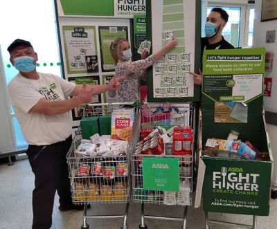 Food bank collection drive at Asda Stafford | Asda Stafford