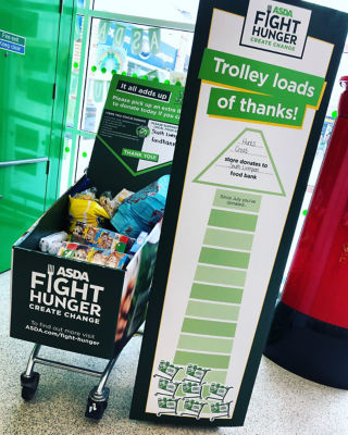 Donations to South Liverpool Foodbank | Asda Hunts Cross