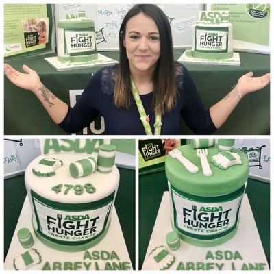 Karla's cake bake raises money for Action Homeless foodbank | Asda Leicester Abbey Lane