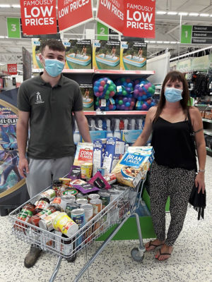 Food parcels donation to Hazelrigg Community Centre | Asda Gosforth