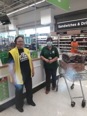 Collection of donation for NEAAS | Asda Hartlepool