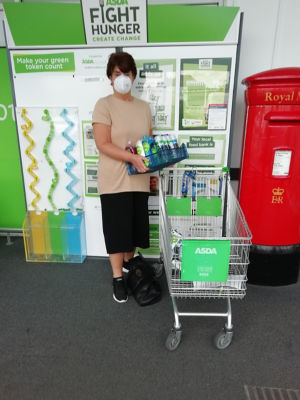 Toiletries donation to Knowle Manor Care Home | Asda Morley