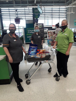 Donations from Asda Swinton to thank local care home staff | Asda Swinton