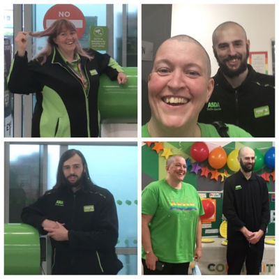 Asda Keighley colleagues brave the shave for charity | Asda Keighley