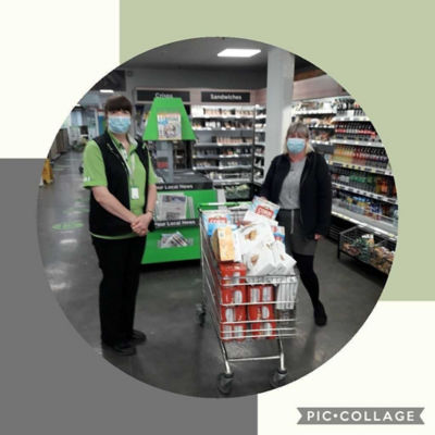 Donation to colne open door project for their foodbank | Asda Colne