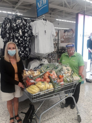 Donation of fruit and vegetables to PlayinNewcastle - youth services  | Asda Gosforth