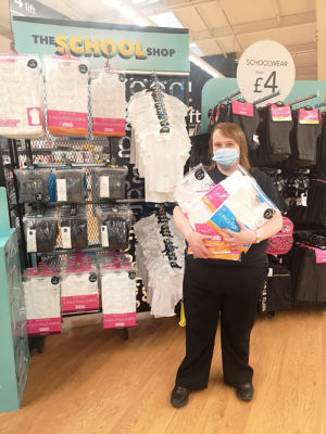 School clothes donation | Asda Elgin